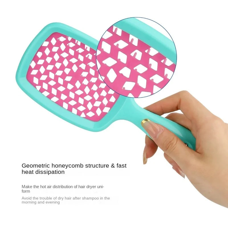 Povei Air Cushion Hairbrush Comb for Women - Anti-Static Massage Styling Tool