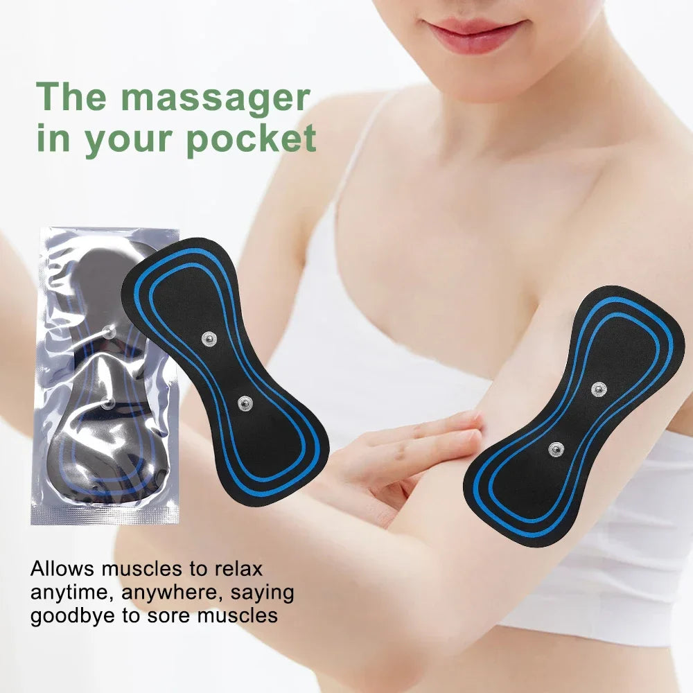 Povei Cervical Massage Pad: Adjustable, Mini for Shoulder, Back, Lumbar Pain