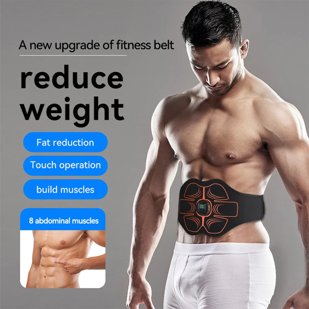 Povei Abs EMS Trainer Belt for Effective Weight Loss and Fitness Goals