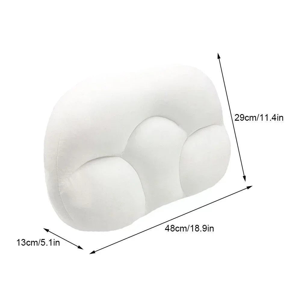 Povei Egg Sleeper Memory Foam Neck Pillow - Orthopedic Support & Comfort