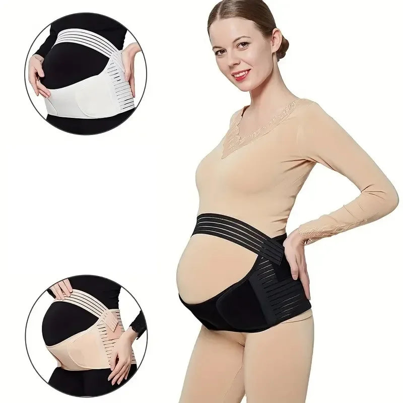 Povei Maternity Belly Belt: Waist & Abdomen Support for Pregnant Women