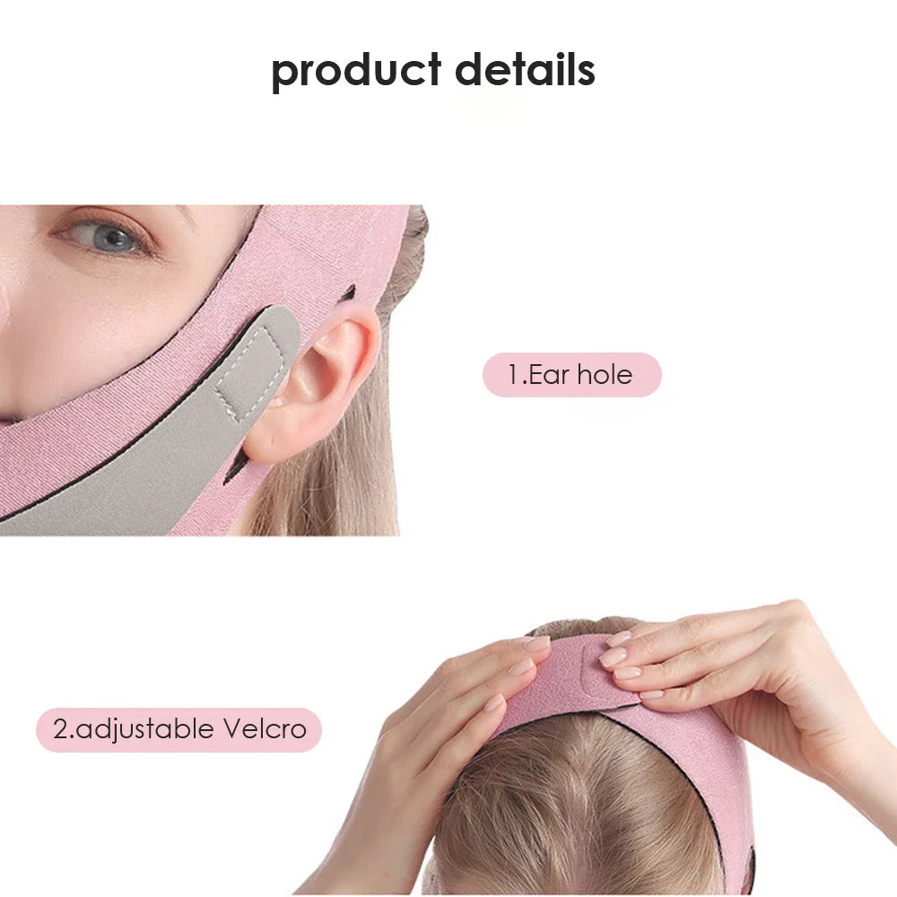 Povei V Line Face Slimming Bandage: Women's Face Shaper & Cheek Lift Up Tool