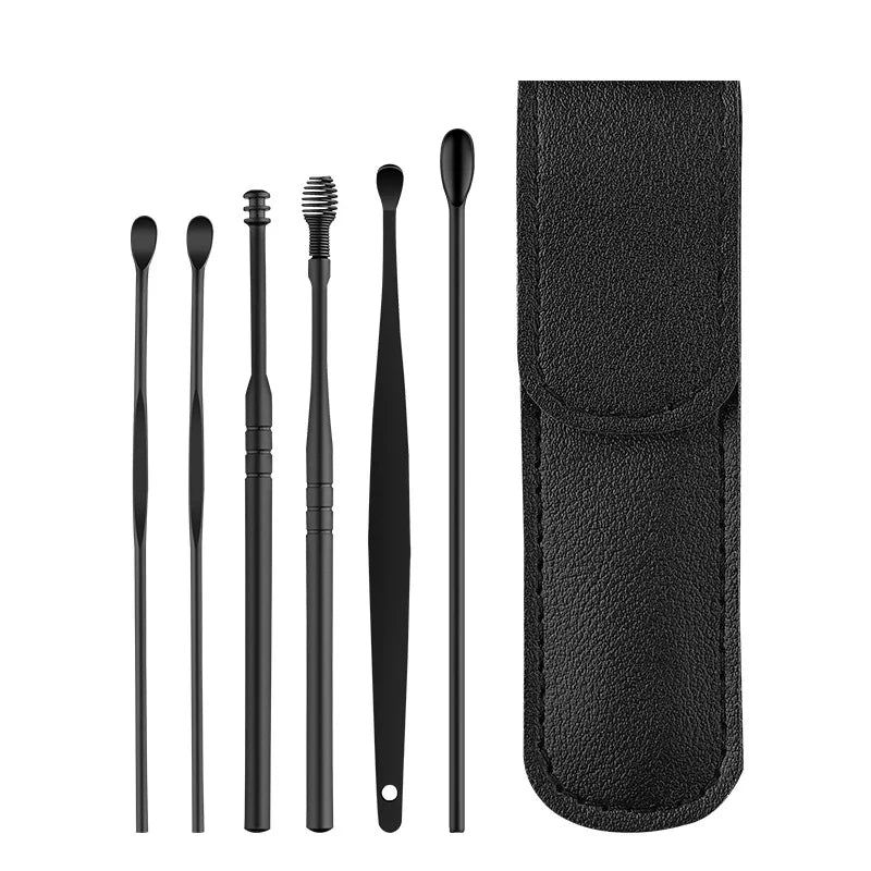 Povei Ear Cleaner Set: Earpick Kit for Easy Earwax Removal