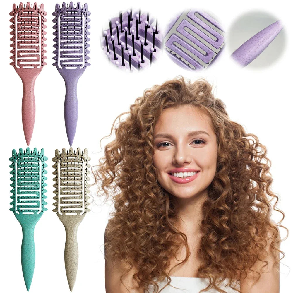 Povei Curl Define Styling Brush for Defined Curls & Tangle-Free Hair