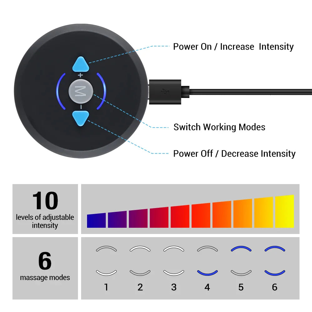 Povei ABS Stimulator EMS Trainer for Waist Muscle Toning and Body Slimming