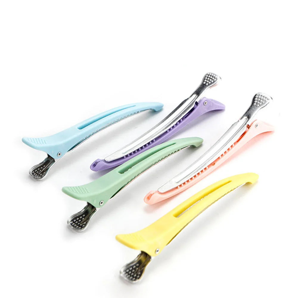 Povei Crocodile Hair Clips Set - Hairdressing Sectioning Clamps for Styling