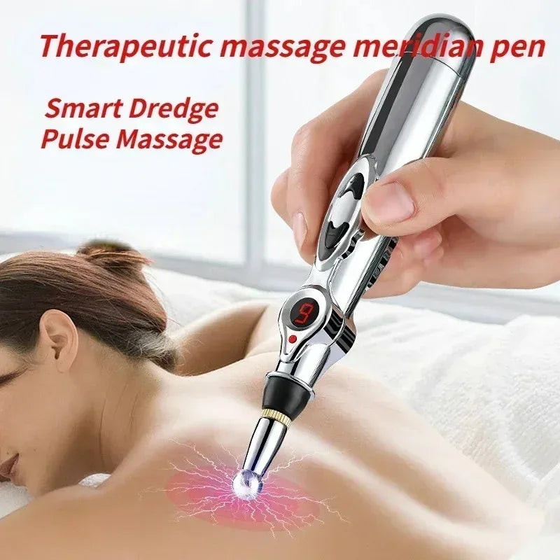 Povei Acupuncture Moxibustion Pen Massage Energy Meridian Points