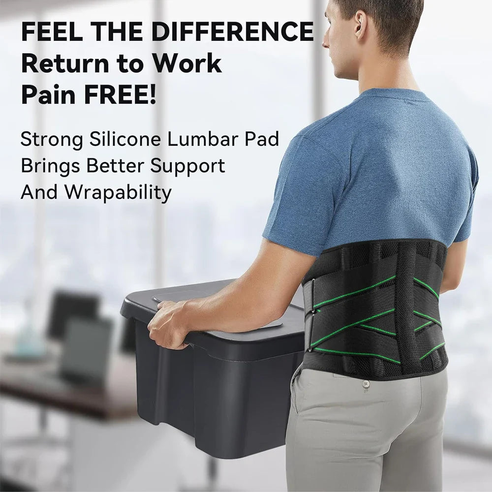 Lower Back Pain Relief Support Brace by Povei