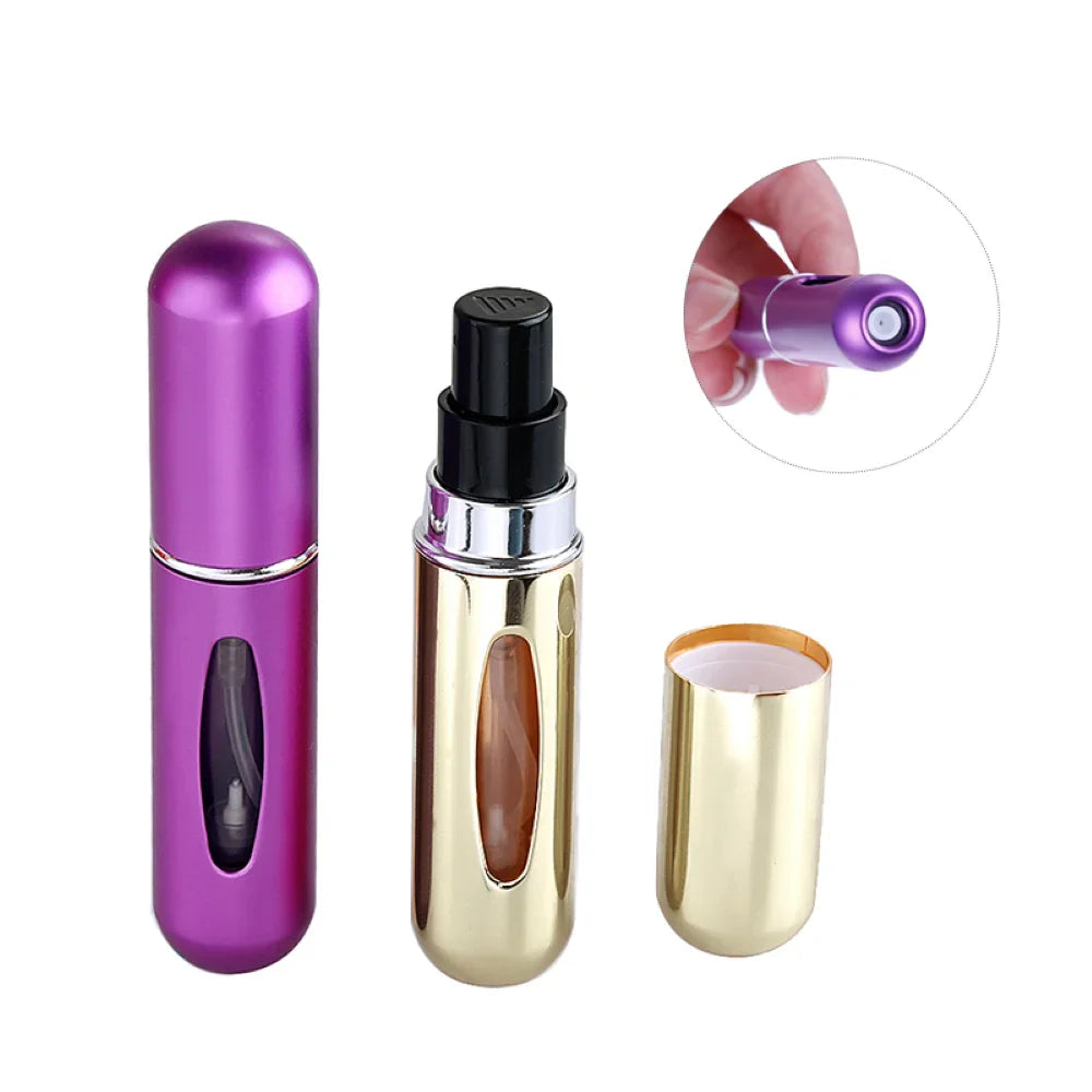 Povei Mini Spray Perfume Bottle Refillable Cosmetic Container