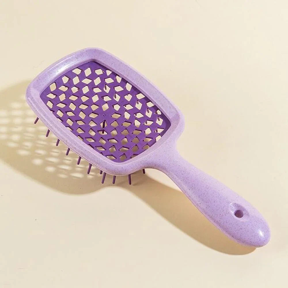 Povei Detangling Hair Brush Massage Comb for Curly Hair - Styling Tools