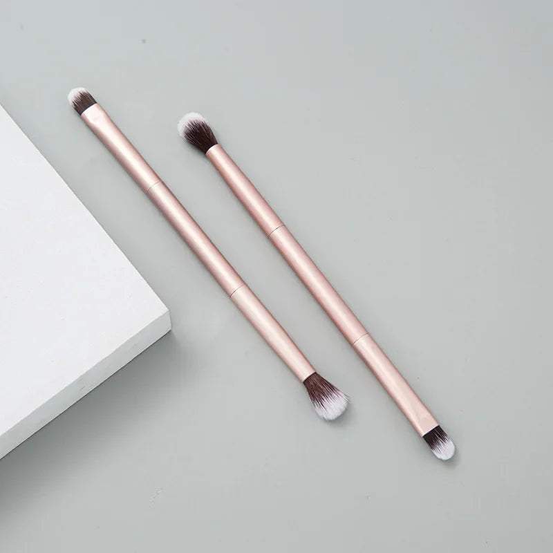 Povei Double-Ended Nose & Eye Shadow Makeup Brush