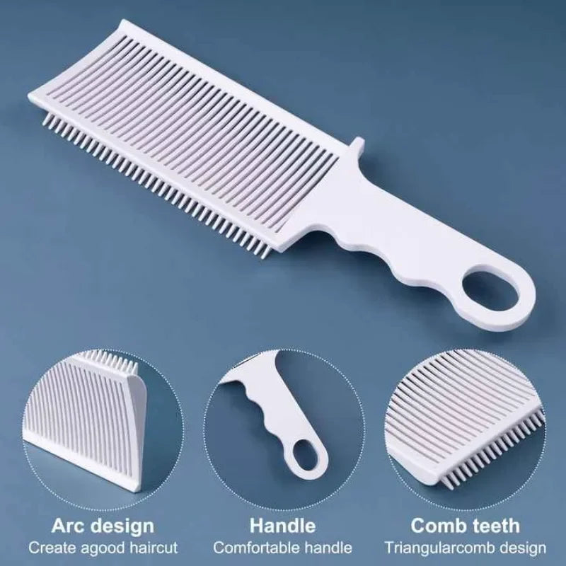 Povei Professional Barber Fade Comb: Heat-Resistant Clipper Comb for Men - Salon Styling