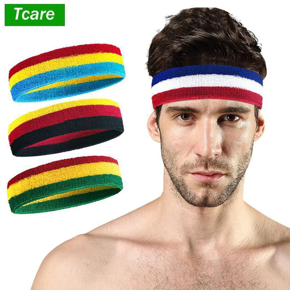 Povei Elastic Sport Headband for Basketball Running Boxing