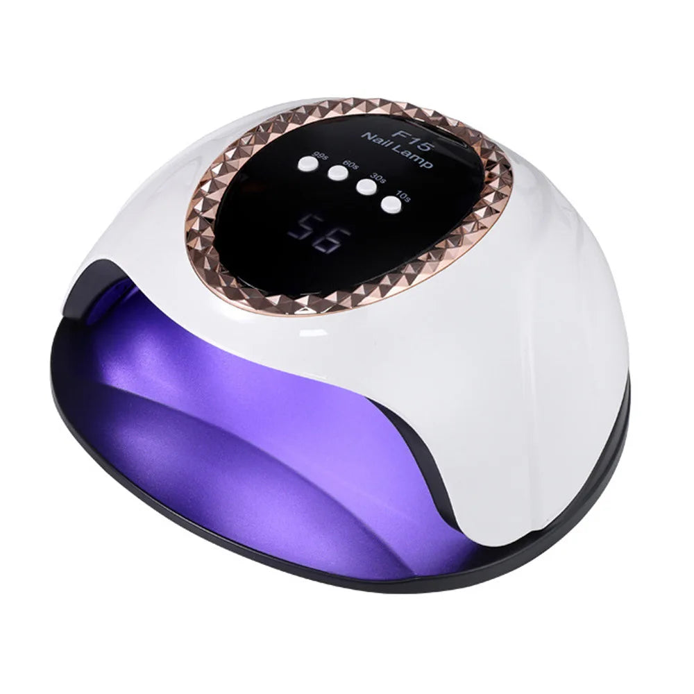 Povei 168W UV LED Nail Drying Lamp for Manicure - High Power Gel Polish Dryer