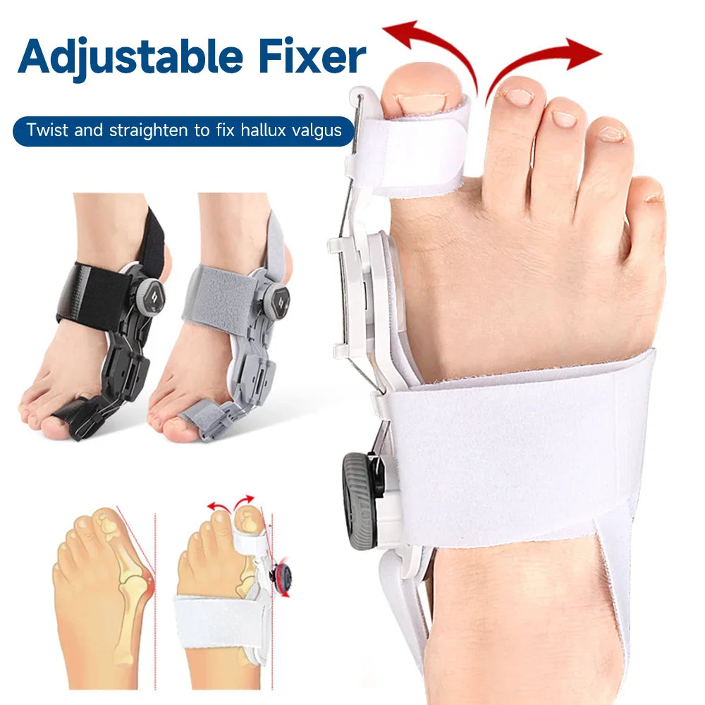 Povei Bunion Corrector Toe Separator Straightener Hallux Valgus Relief Protector