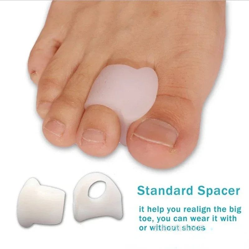 Bunion Corrector Set by Povei: Gel Pad, Stretch Nylon, Hallux Valgus Protector, Toe Separator