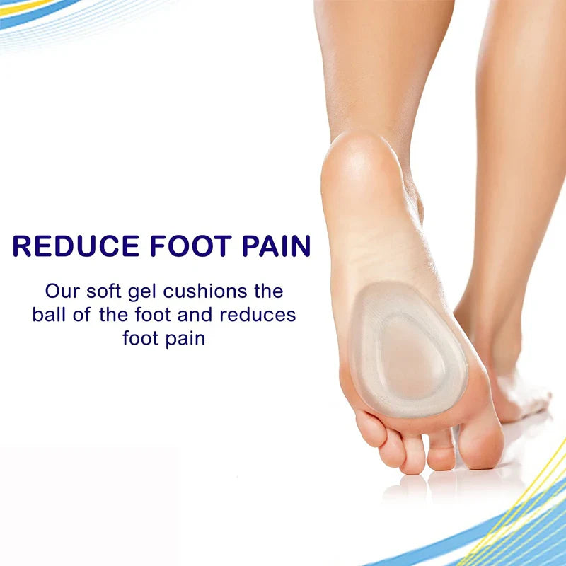 Povei Ball of Foot Cushions Neuroma Metatarsalgia Gel Pad - Rapid Pain Relief