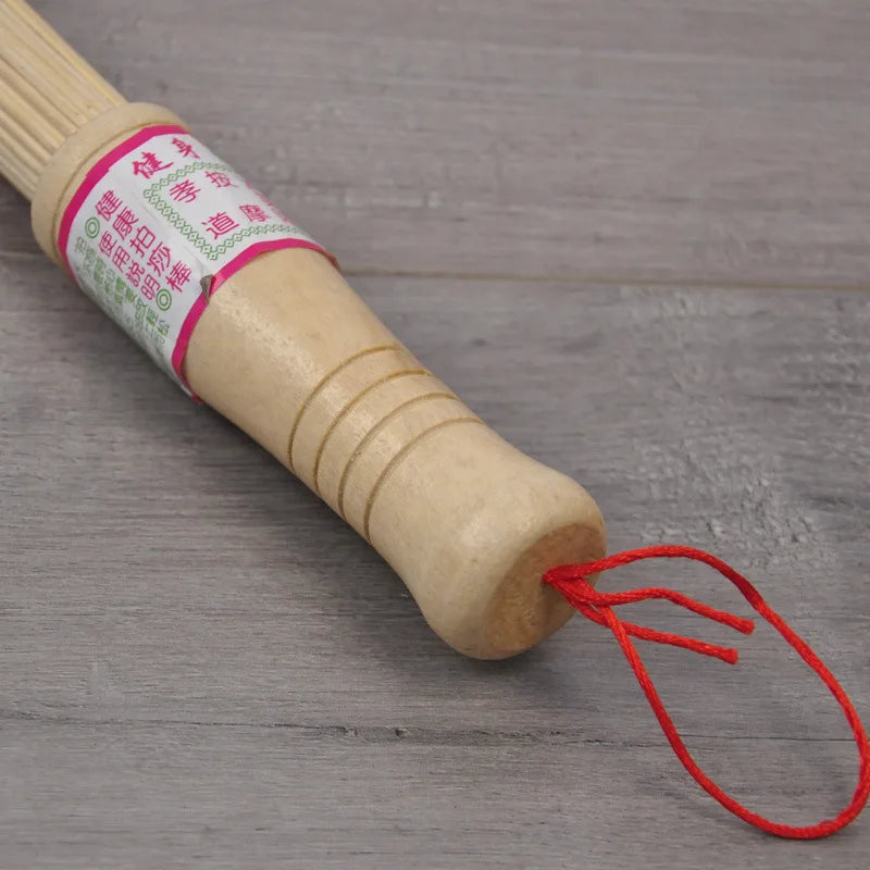 Povei Bamboo Relax Hammer Massager for Fatigue Relief and Stress Reduction