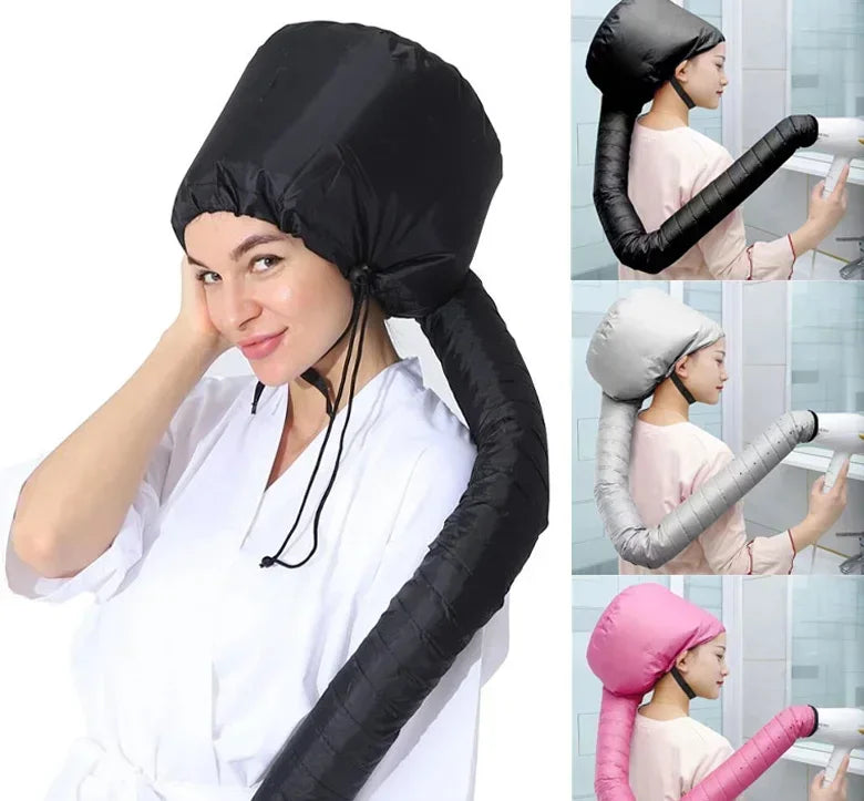 Povei Hair Dryer Hat: Quick Dry Cap for Curly Hair Care