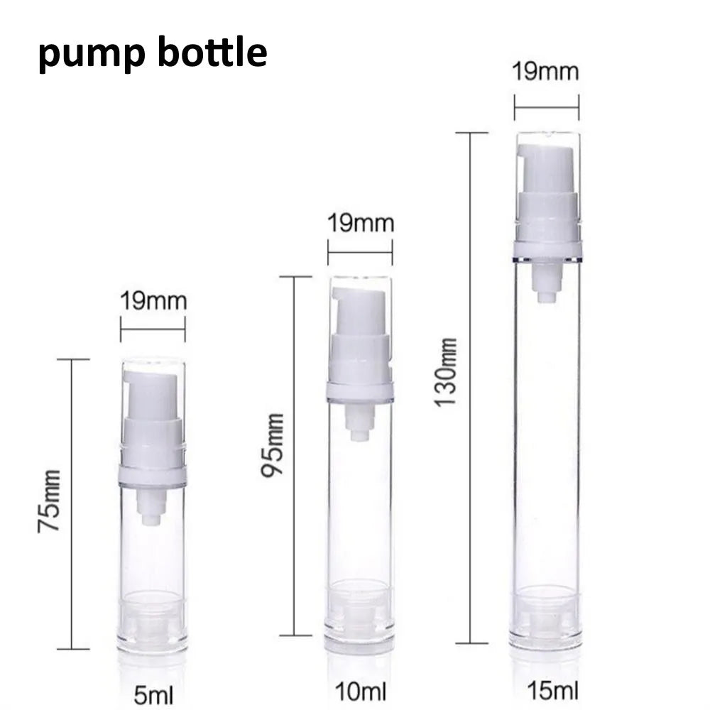 Povei 15ml Vacuum Bottle for Liquid Foundation and Lotion