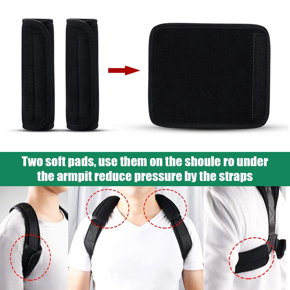 Povei Decompression Belt Pad Armpit Shoulder Strap Orthosis Support Accessories