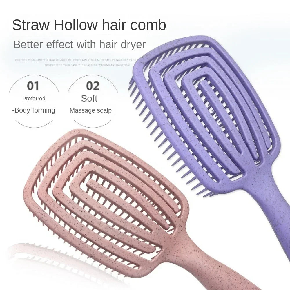 Povei Detangling Hair Brush for Curly Hair - Salon Styling Tool