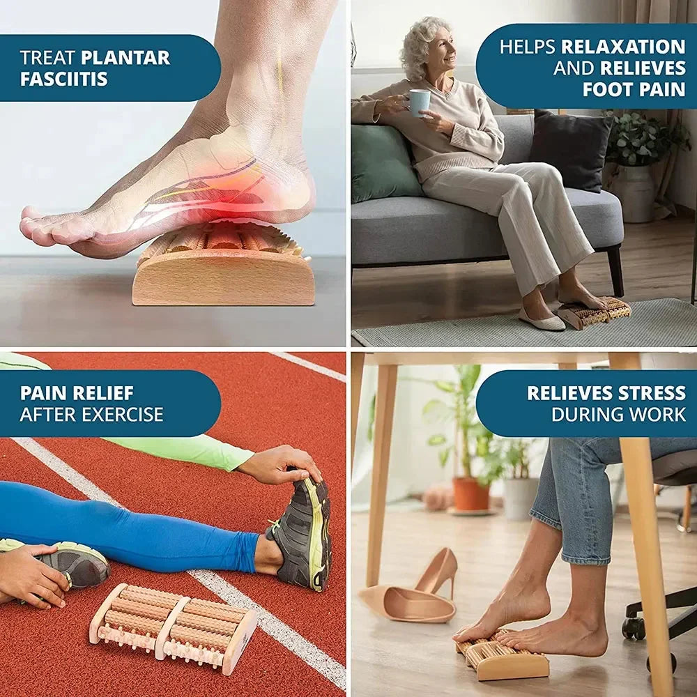 Povei Foot Massage Roller for Plantar Fasciitis and Muscle Relaxation