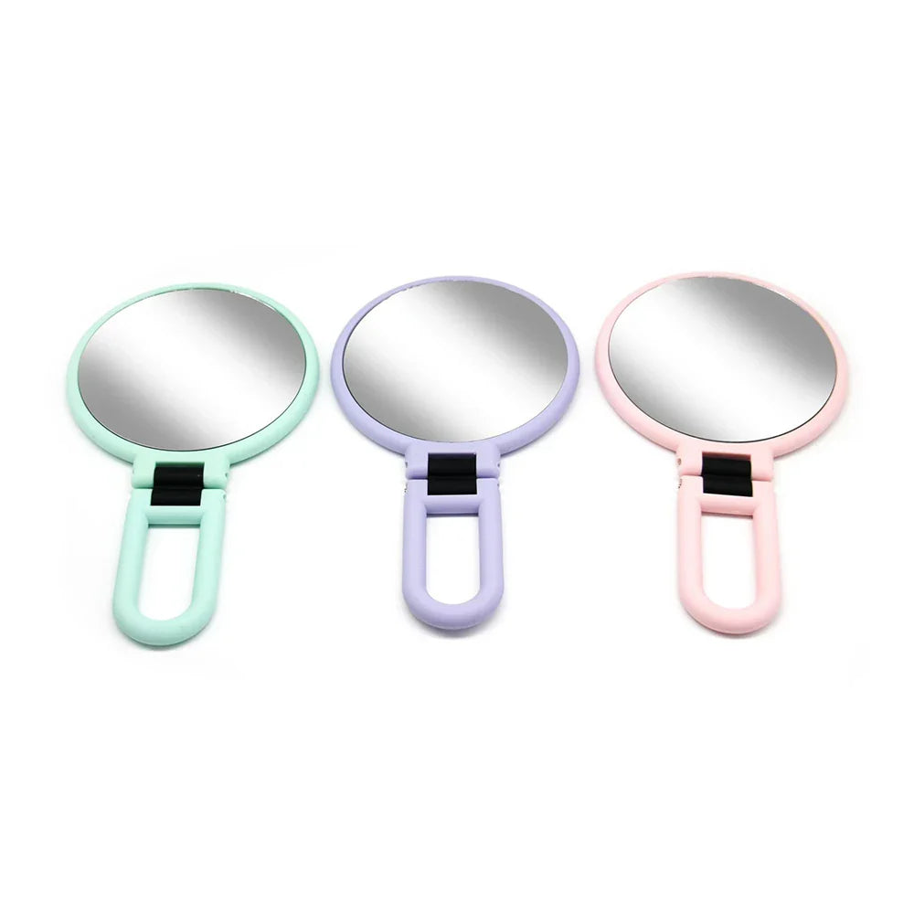 Povei 10X Magnifying Double-Sided Handheld Makeup Mirror