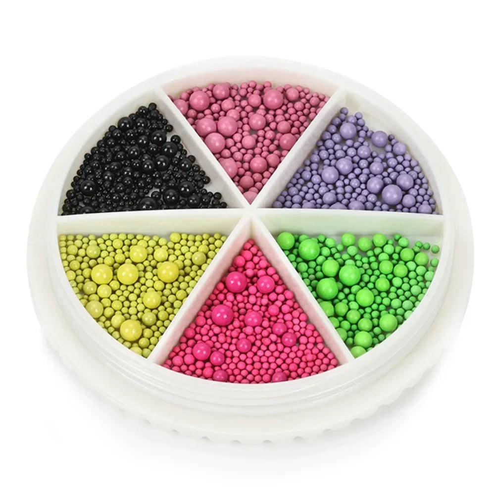 Povei Steel Caviar Beads 3D Nail Art Jewelry Manicure Tool DIY Decoration