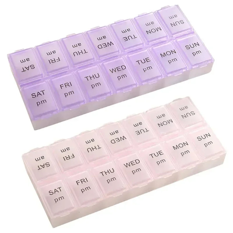 Povei Weekly Candy Pill Organizer Case and Splitter