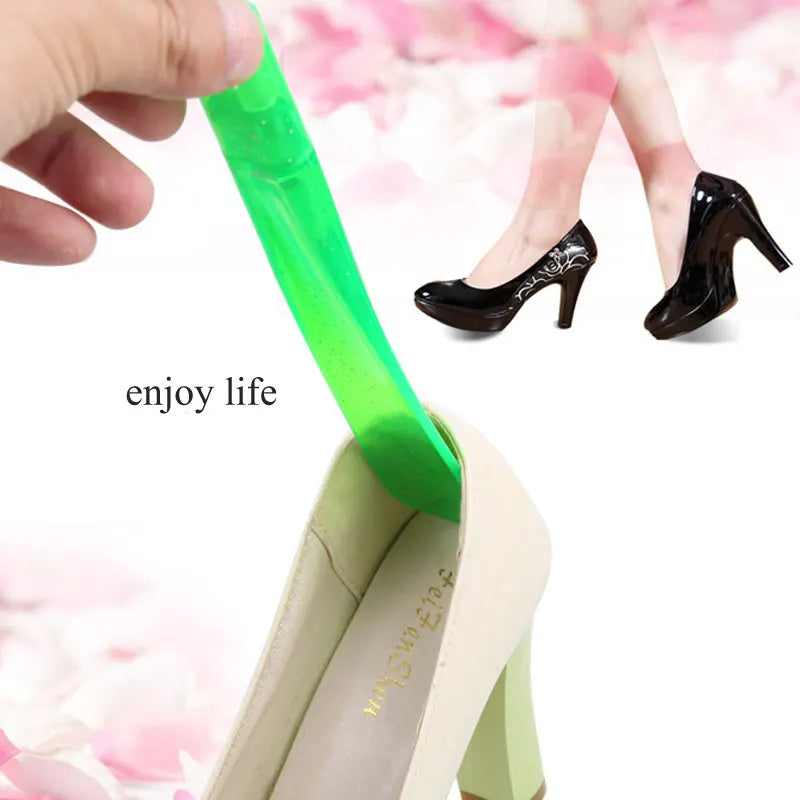 Povei 29cm Shoe Horns Spoon Shape Shoehorn Shoe Lifter Sturdy Slip Care