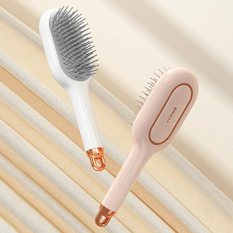 Povei Air Cushion Massage Hair Comb Detangling Scalp Brush Anti-static Hairdressing Tool