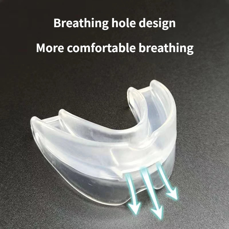 Povei Anti Snore Mouthpiece Apnea Guard Bruxism Tray - Sleep Aid Mouthguard