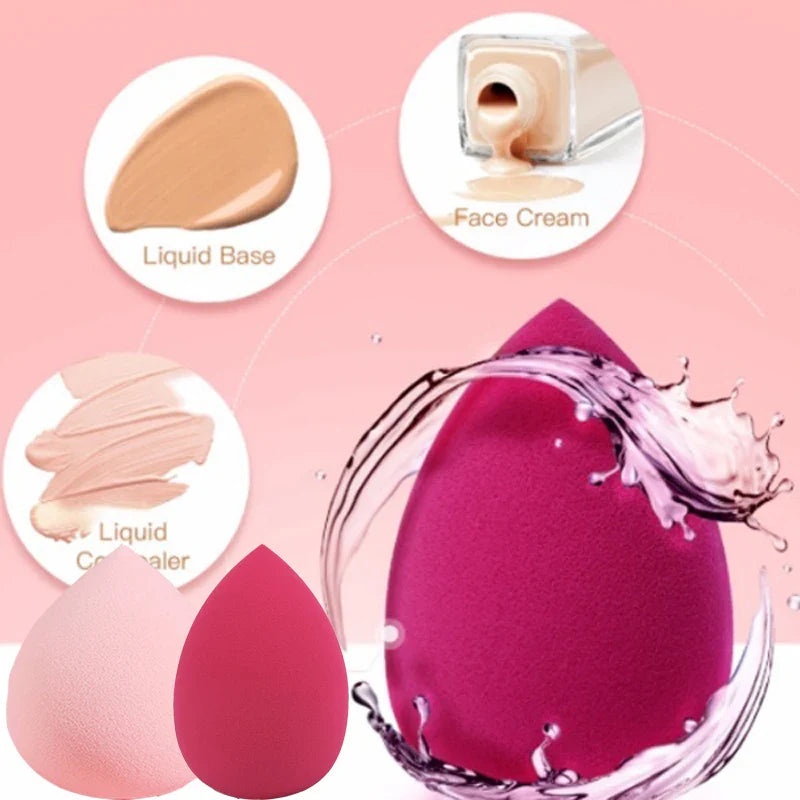 Povei Beauty Makeup Egg Sponge for Facial Foundation Cream Application