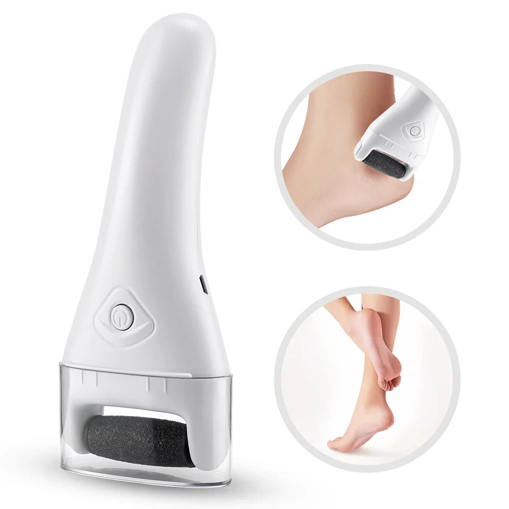 Povei Electric Foot Exfoliator & Callus Remover - Professional Foot Care Sander