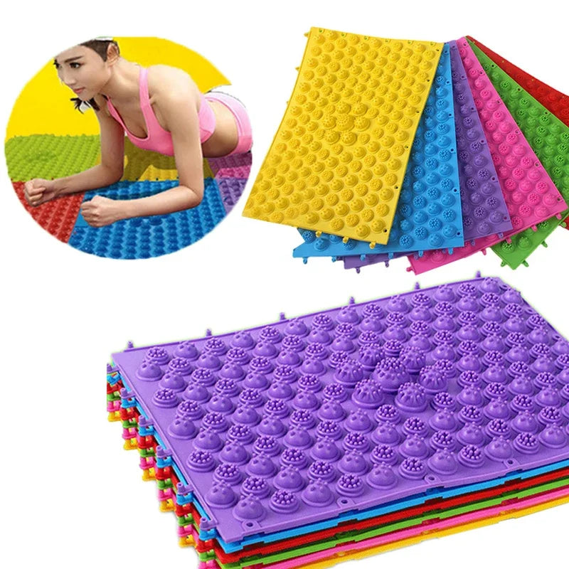 Povei Reflexology Foot Massage Spike Mat for Anti-stress and Blood Circulation