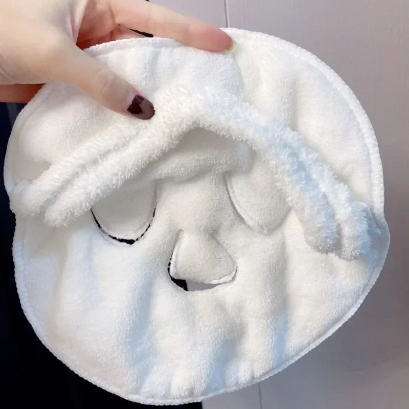 Povei Hot Compress Towel for Clean Skin Pores and Refreshed Face