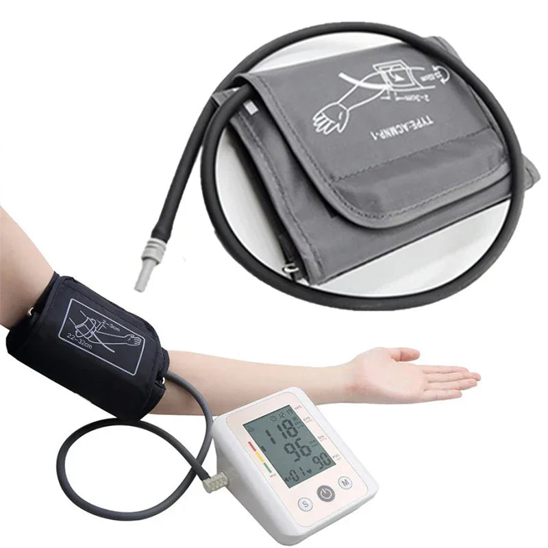 Povei Adult Arm Blood Pressure Cuff for Monitor Tonometer Sphygmomanometer