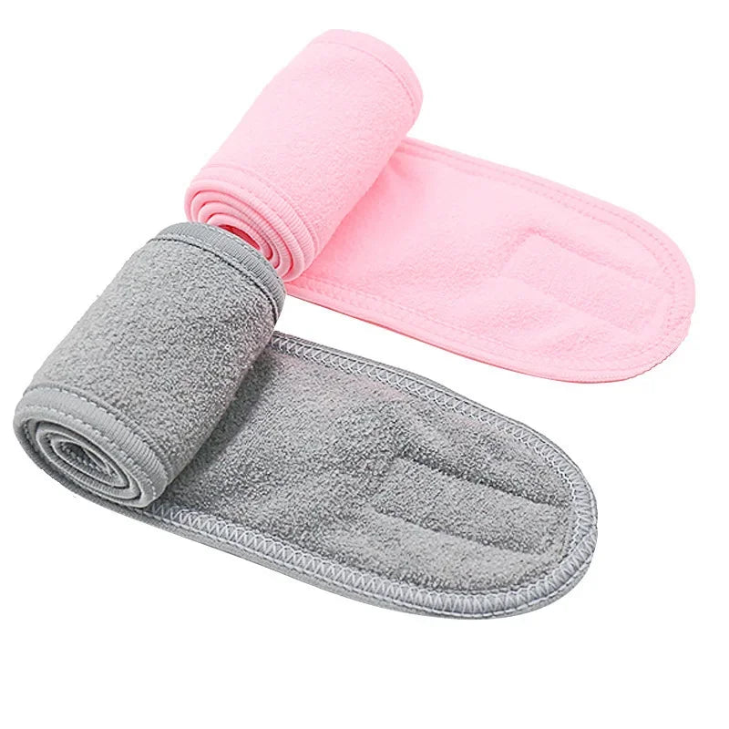 Povei Adjustable Spa Headband for Face Washing and Makeup