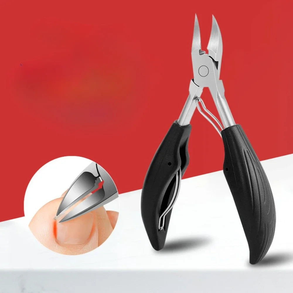 Povei Eagle Nose Nail Clipper Cutter - Curved Blade Manicure Tools