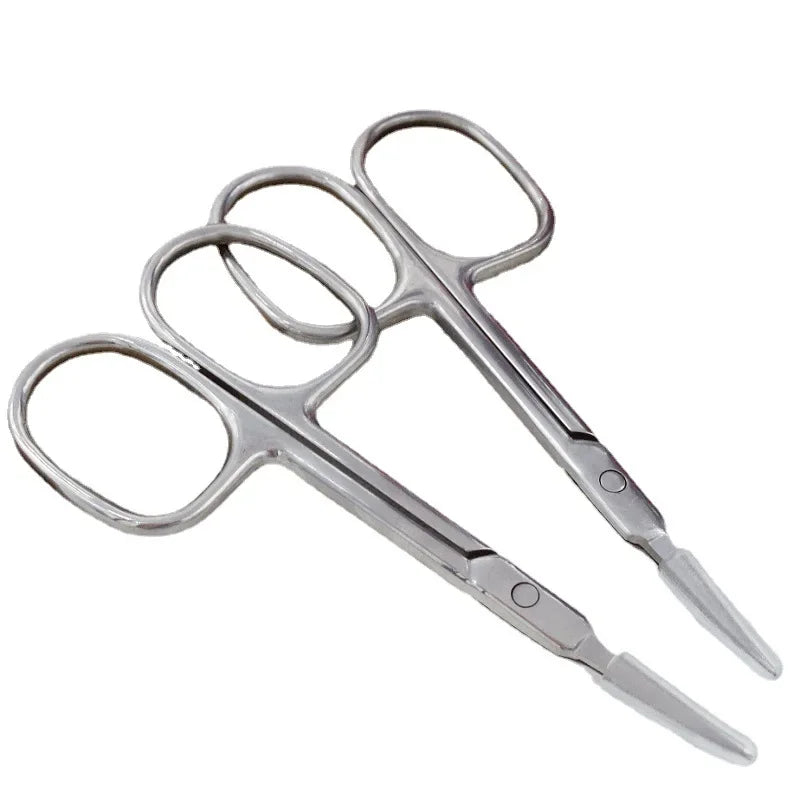 Povei Stainless Steel Cuticle Scissors Nail Clippers Professional Dead Skin Remover