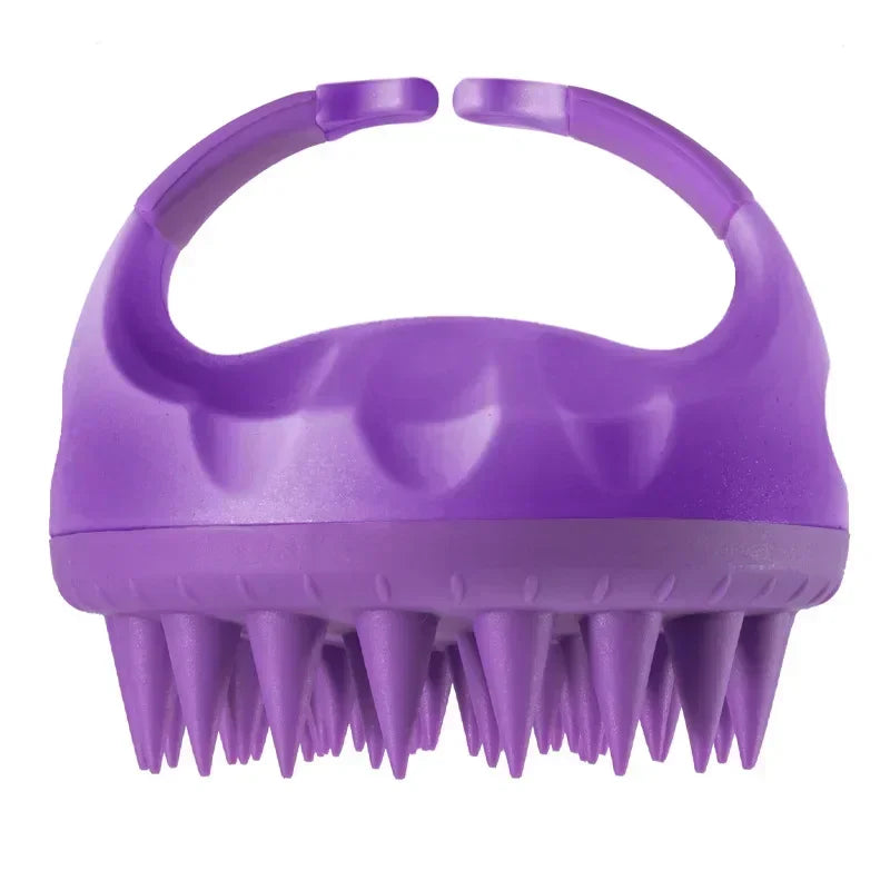 Povei Scalp Scrubber Brush Massager for Clean & Exfoliated Scalp - Hair Washing Tool