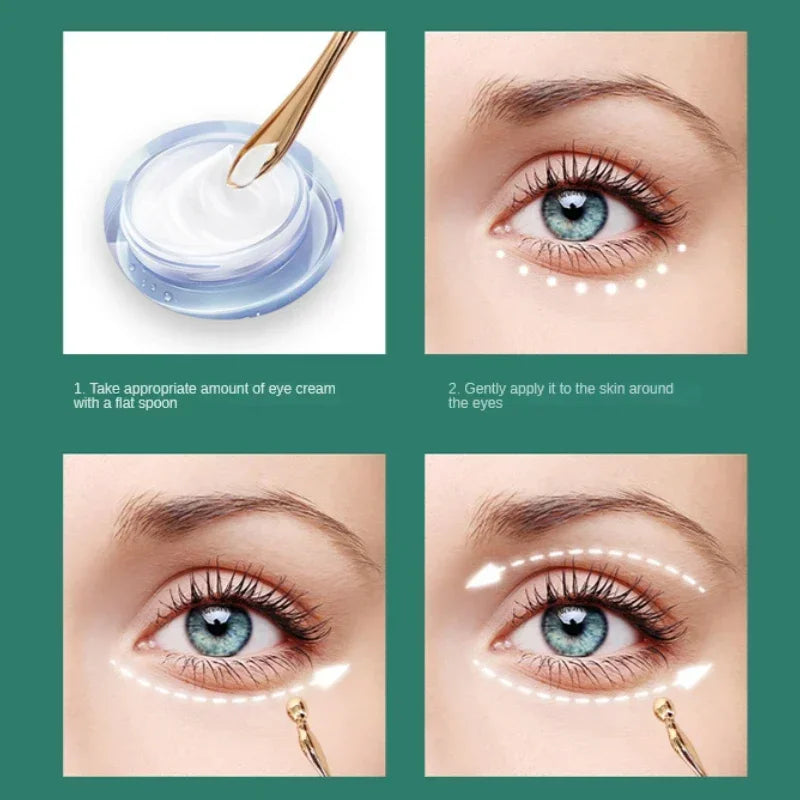 Povei Eye Massage Stick Cream Spoon for Wrinkles and Dark Circles