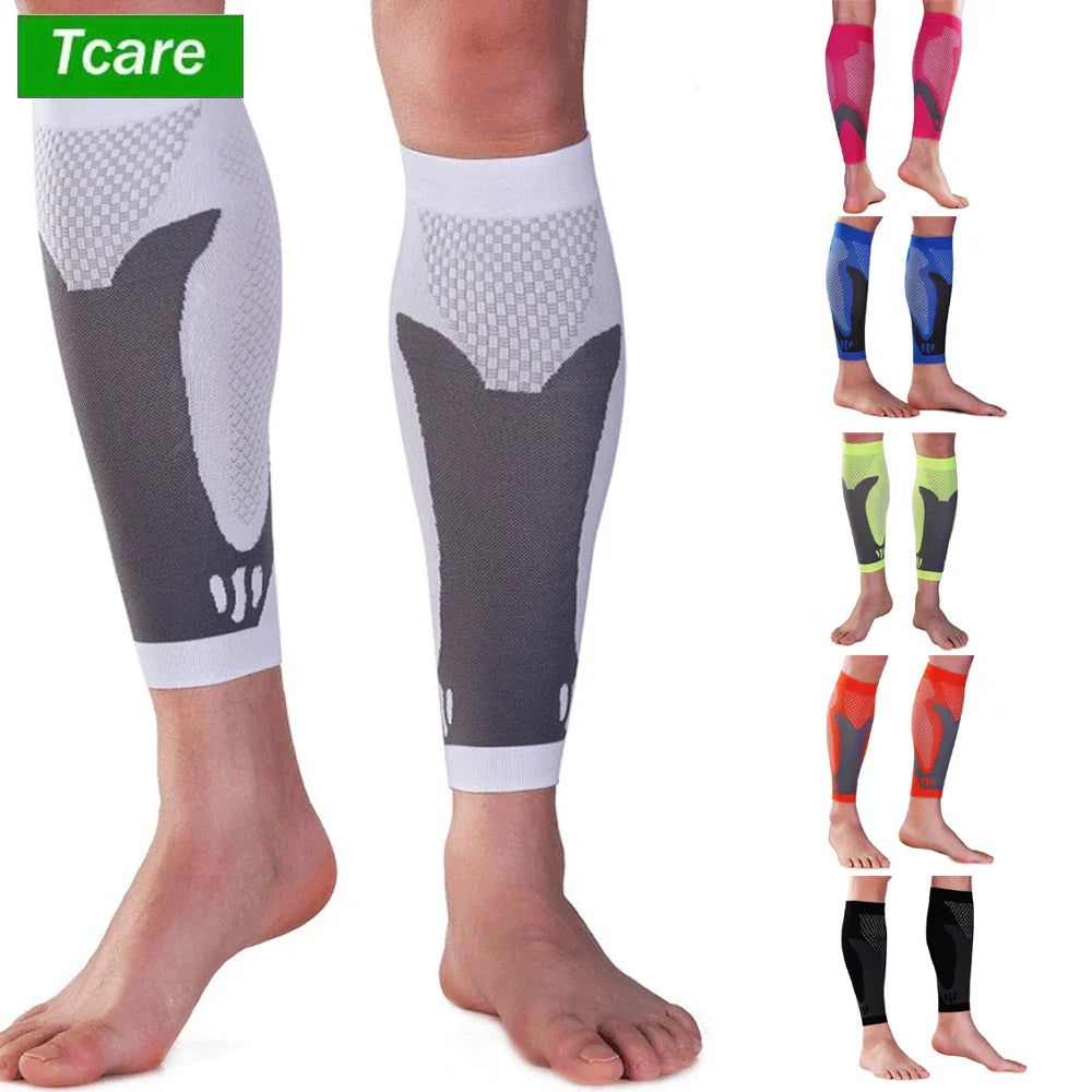 Povei Compression Calf Sleeves - Running, Shin Splint Support & Recovery