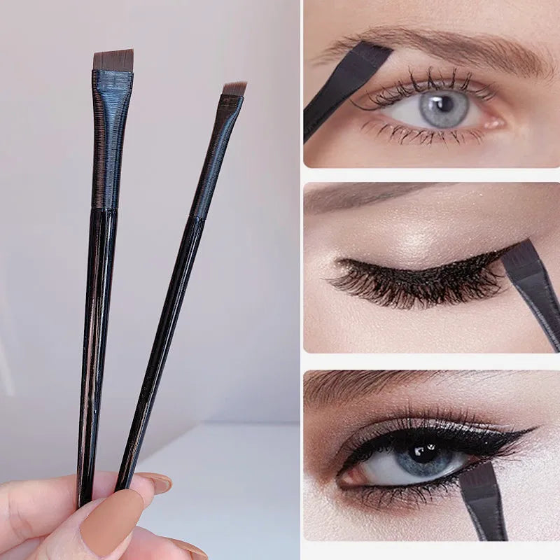 Povei Blade Brow Contour Brush: Angled Eyebrow & Eyeliner Brush for Makeup