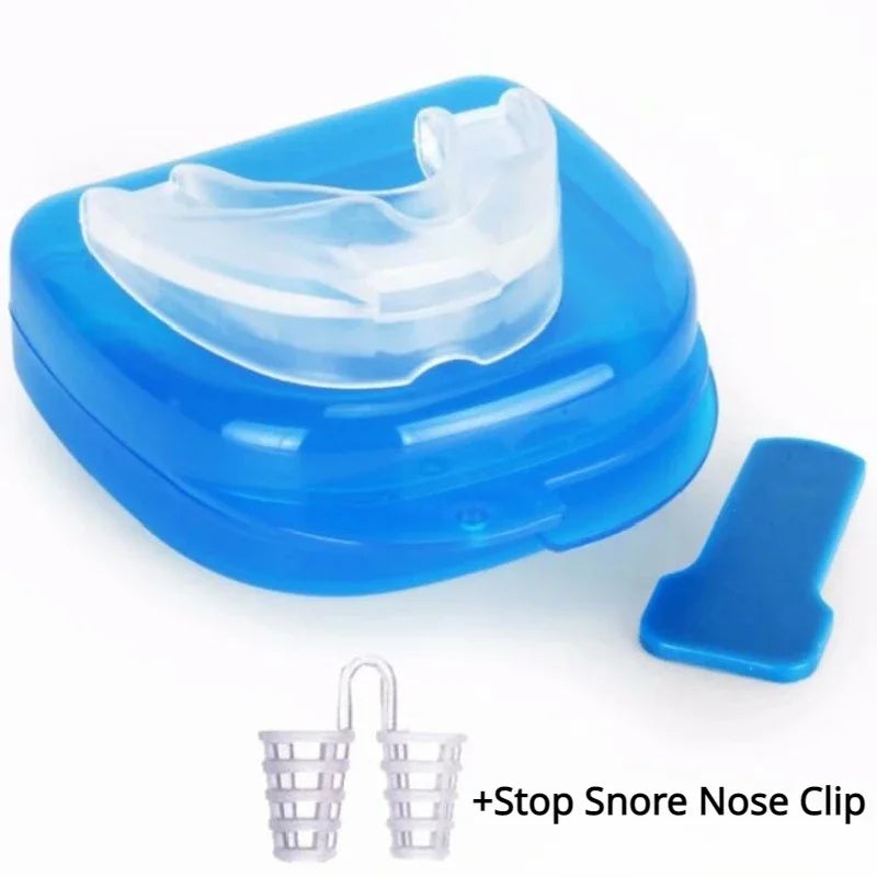 Povei Silicone Snore Guard Mouthpiece for Health Sleep & Bruxism