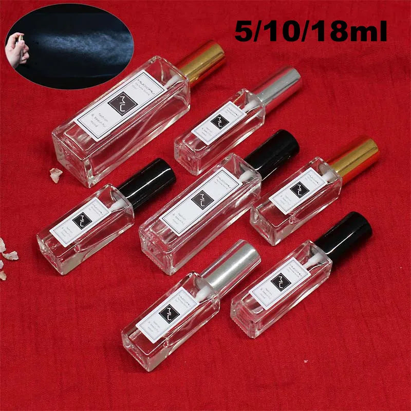 Povei 10ml Glass Spray Atomizer Portable Perfume Bottle Set