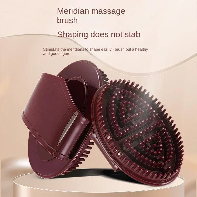 Povei Meridian Massage Brush for Body Slimming and Weight Loss