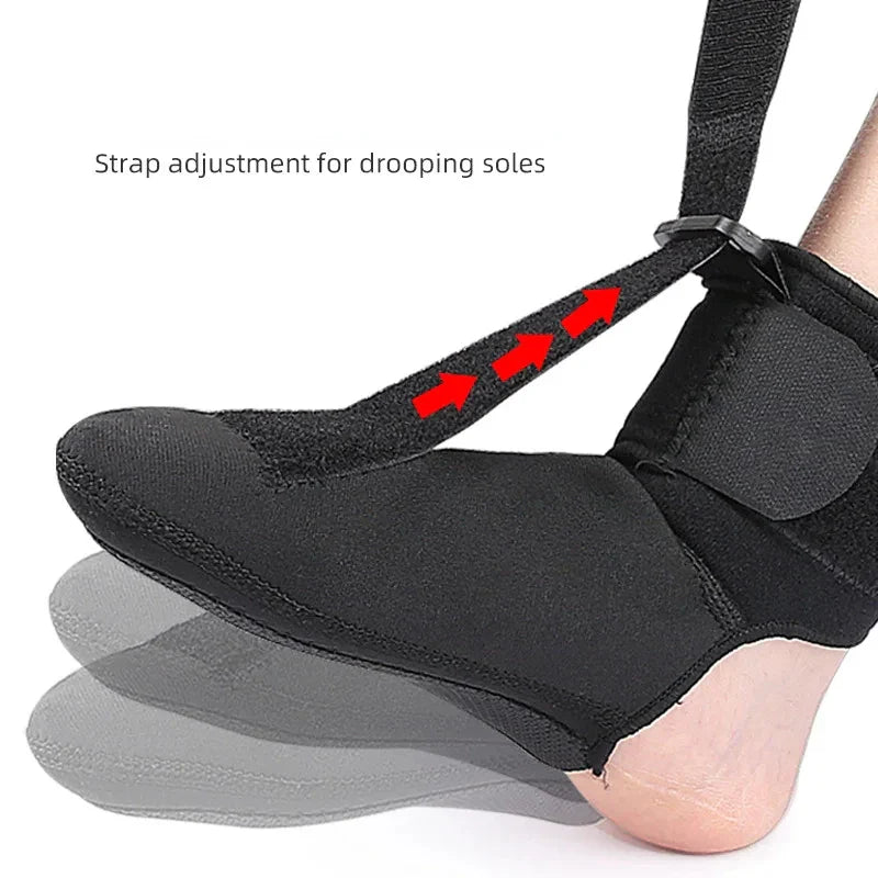 Povei Plantar Fasciitis Night Foot Splint Orthotic Brace for Rehabilitation