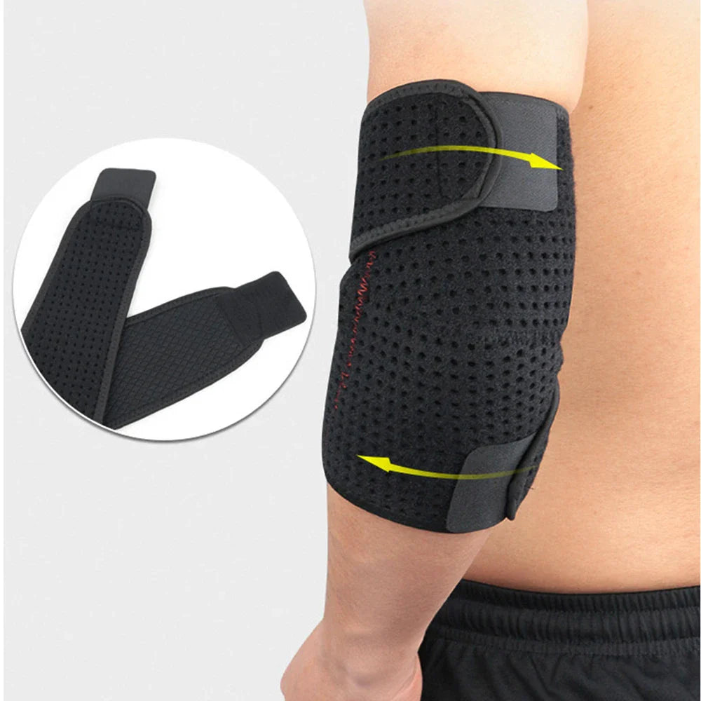 Povei Adjustable Elbow Brace Support Compression Sleeve for Joint Pain Relief